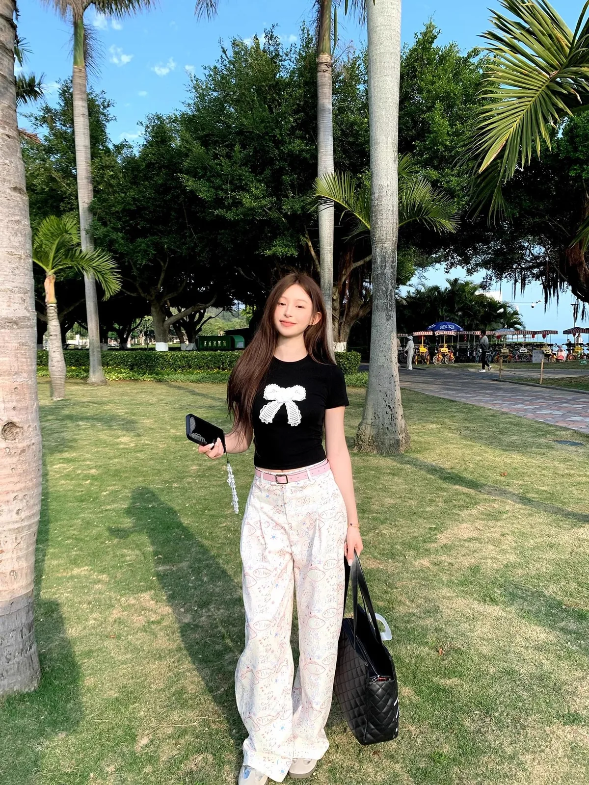 多色可選・刺繡・修身・夏日・短袖上衣 版型展示