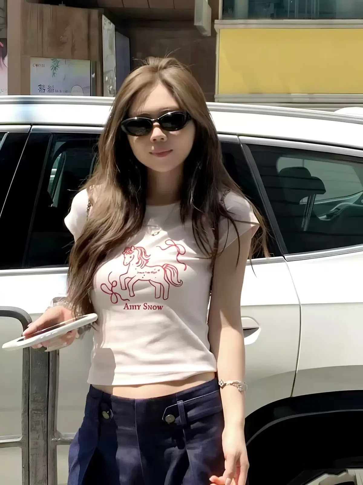 純棉打底衫女卡通印花圓領短袖T恤寬松上衣 商品細節 3