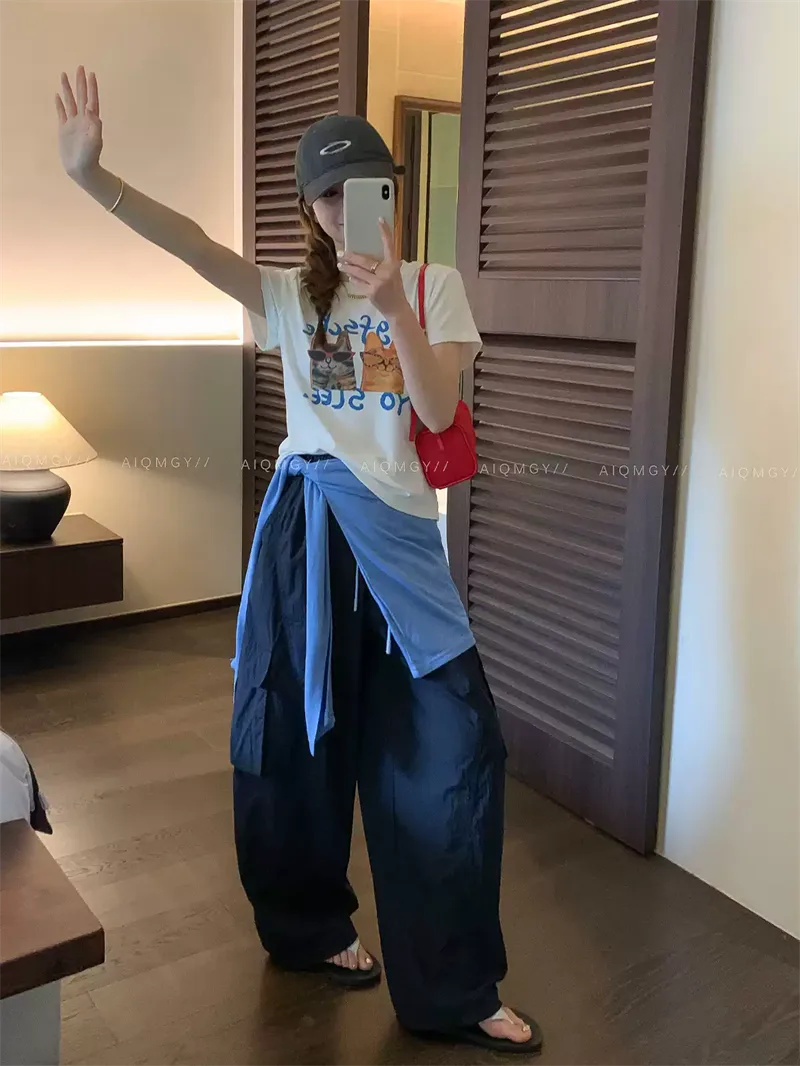 純棉打底衫女卡通印花圓領短袖T恤寬松上衣 商品細節 2