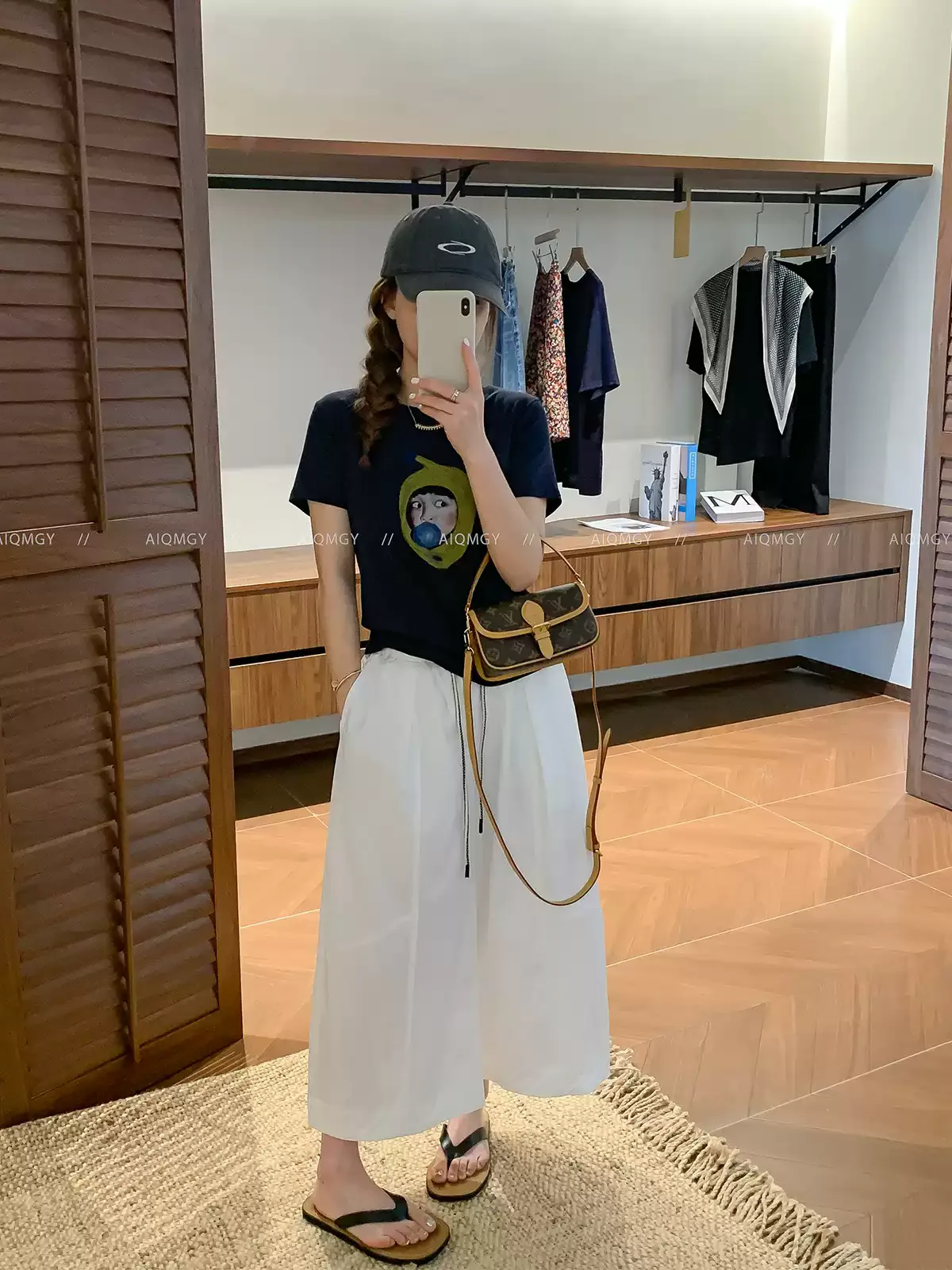 純棉打底衫女人物印花圓領短袖T恤寬松上衣:圖片 4