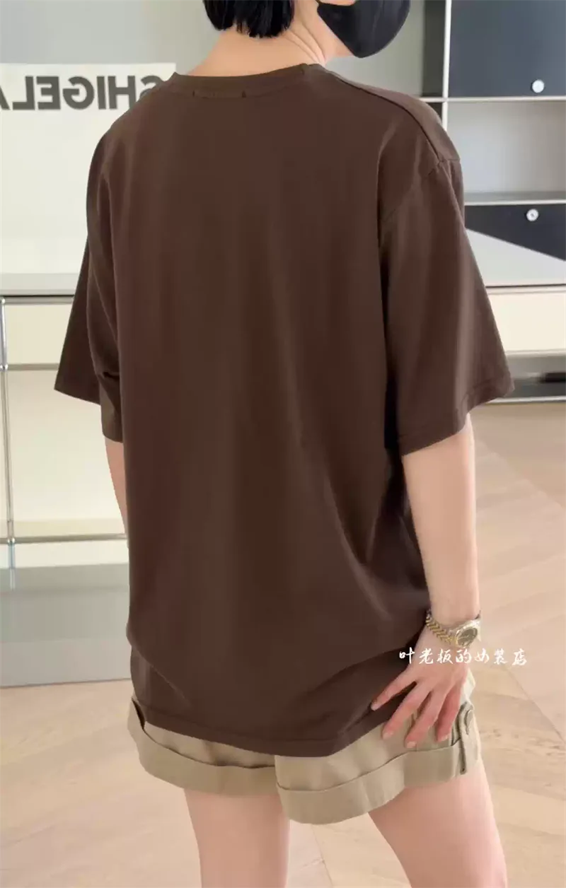 純棉打底衫慵懶寬松卡通印花圓領短袖大碼T恤 商品細節 3