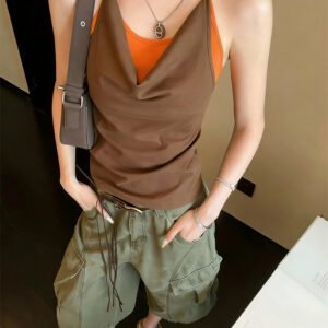 多色・掛脖・吊帶・蕩領・假兩件・背心