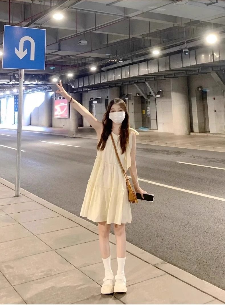度假風・吊帶・掛脖・短版洋裝 穿搭參考