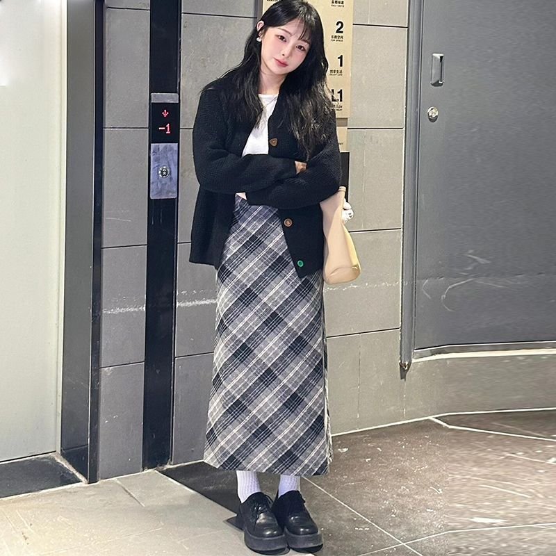 多色・高腰・A字・包臀・中長版半身裙 版型展示