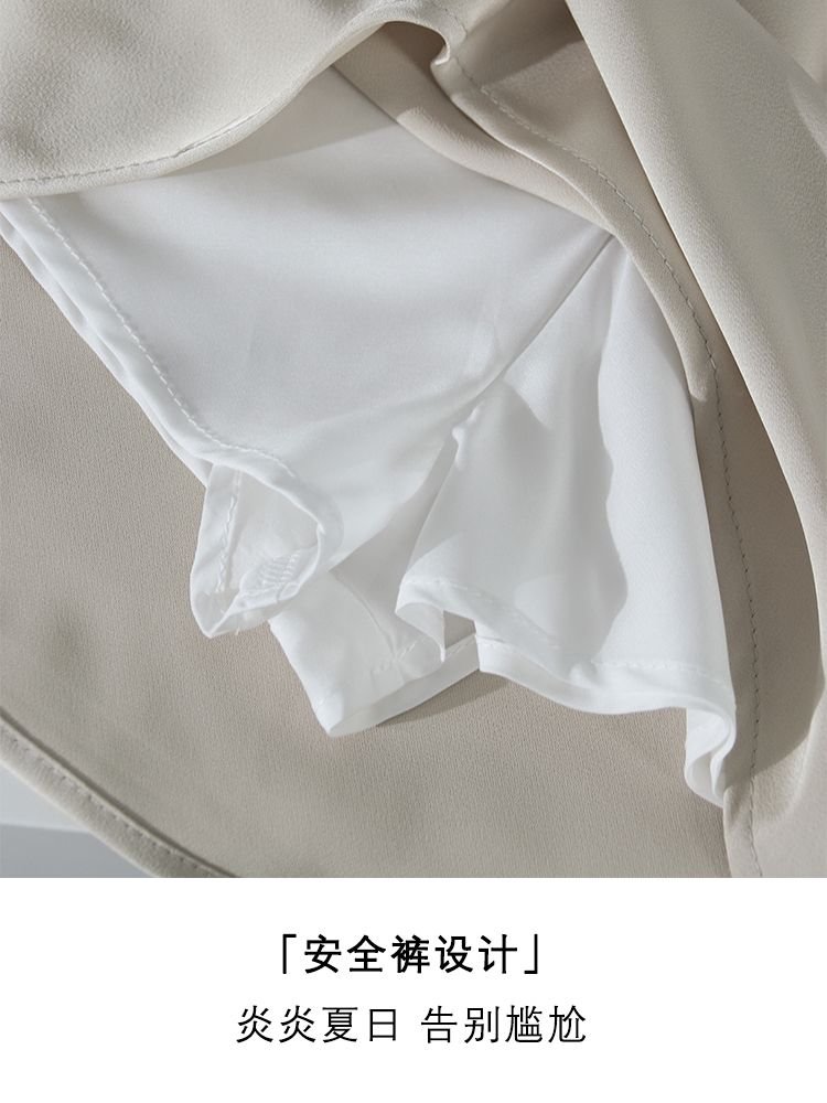 粉色・高腰・A字・包臀・蝴蝶結・裙褲 設計細節
