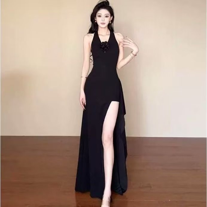 掛脖・開叉・長版洋裝 版型展示