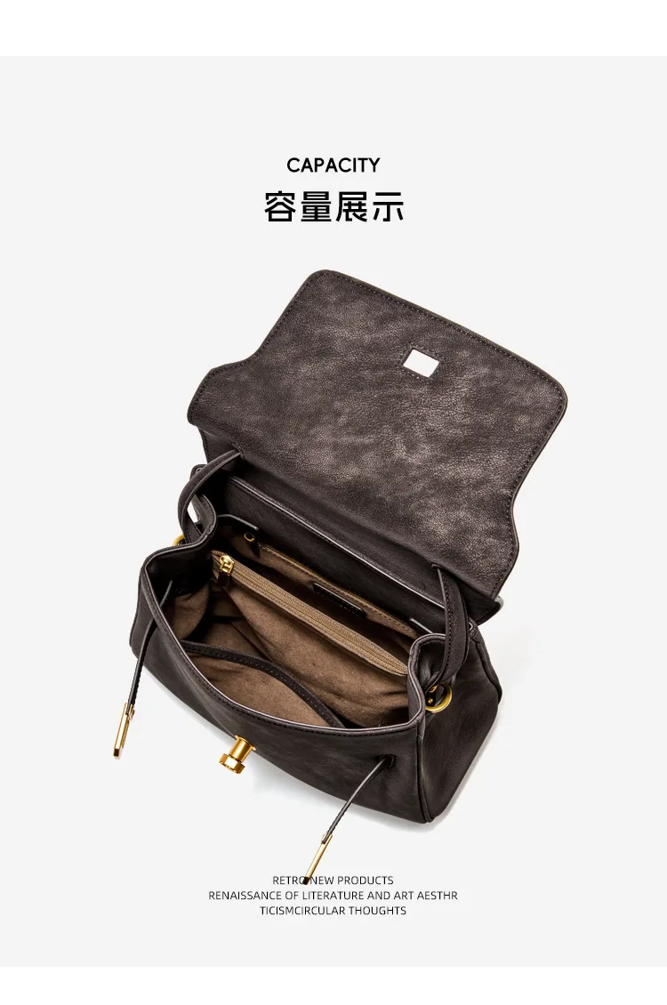 大容量通勤 真皮托特包細節展示
