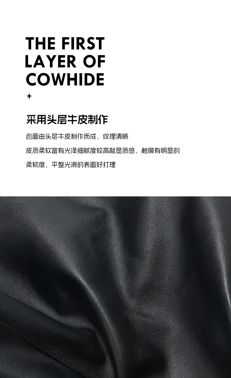 大容量慵懶 頭層牛皮托特包・02細節展示