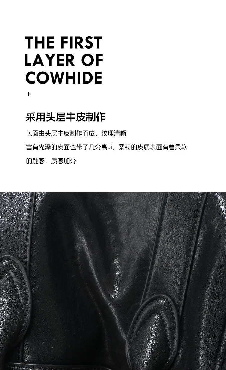 大容量通勤 植鞣牛皮枕頭包細節展示
