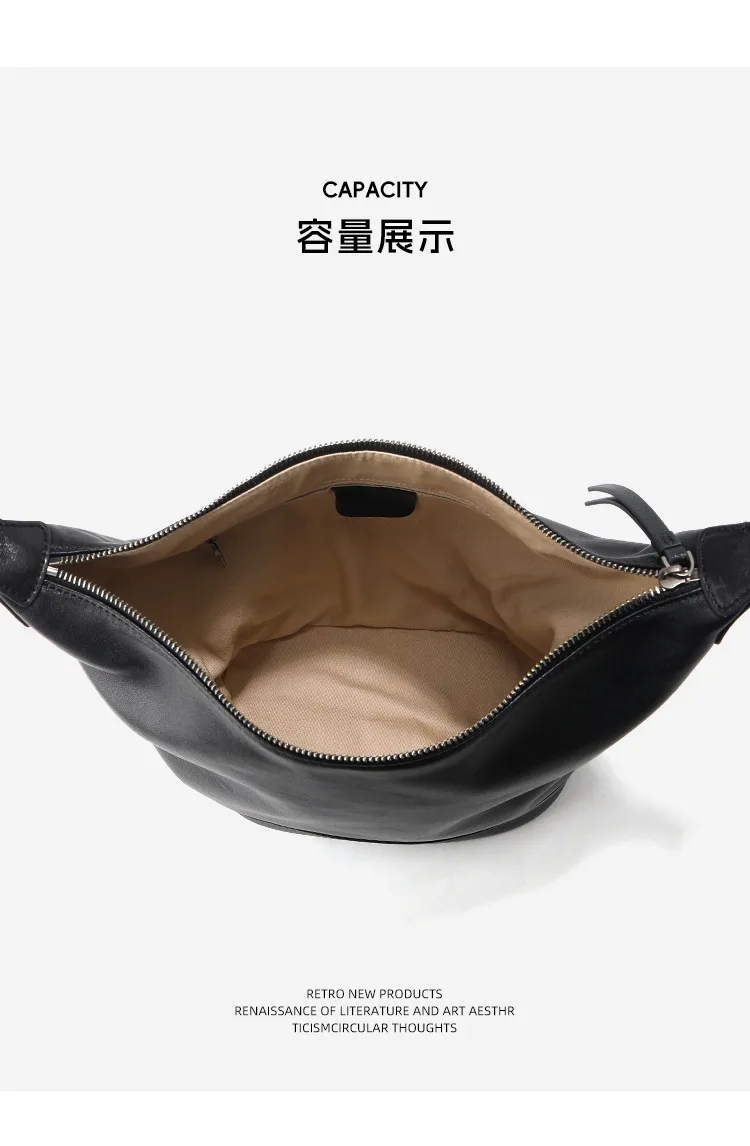 大容量通勤 頭層牛皮托特包・05細節展示