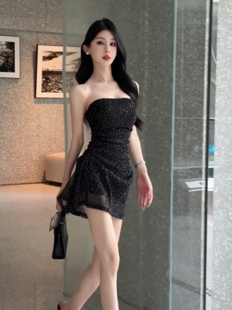 法式・抹胸・短版洋裝 穿搭氛圍