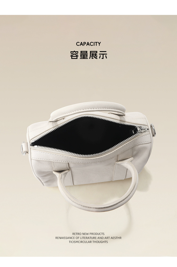 植鞣真皮波士頓包商品詳情圖 3